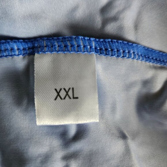 Womens Blue/Pink Tankini Swimsuit With Striped Bikini Bottoms XXL Swimwear Beach - Picture 11 of 13